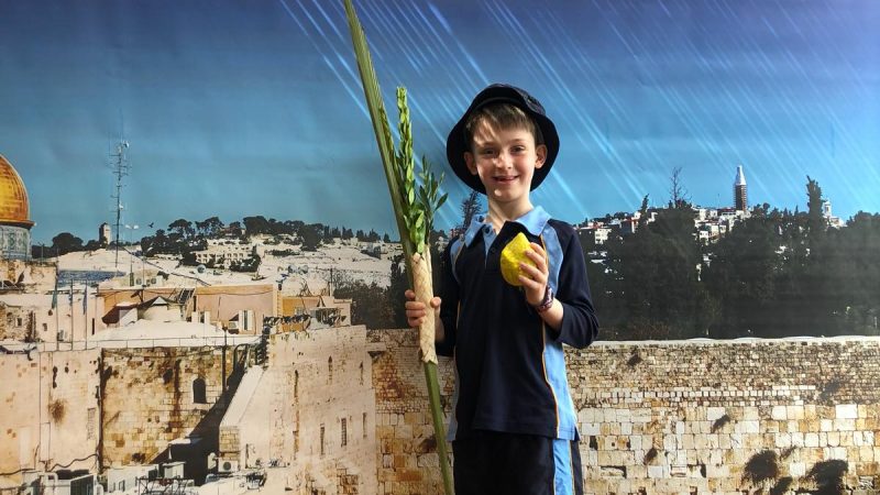 Our student at the Sukkot celebration 4