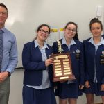 Senior Girls team win the Carole Fisher Trophy