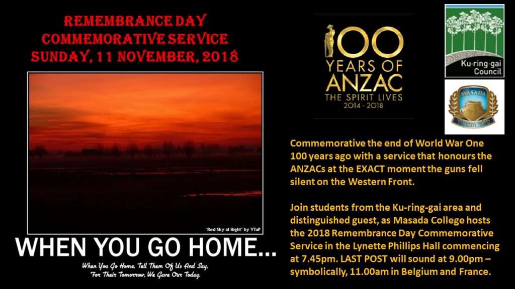 Remembrance day 2018