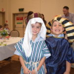 Role playing students dressed up for Pesach Passion