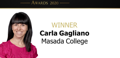 Carla Gagliano – Winner Australian Education Awards