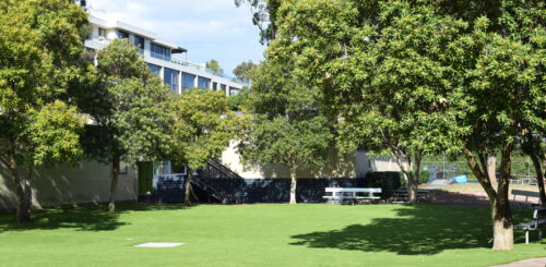 Artificial grass installation – fresh look for Senior School!