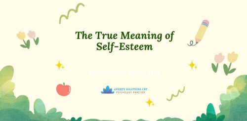 ‘The True Meaning of Self-Esteem’ Seminar by Renee Mill